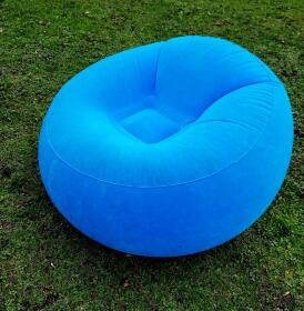 aufblasbarer Sessel blau